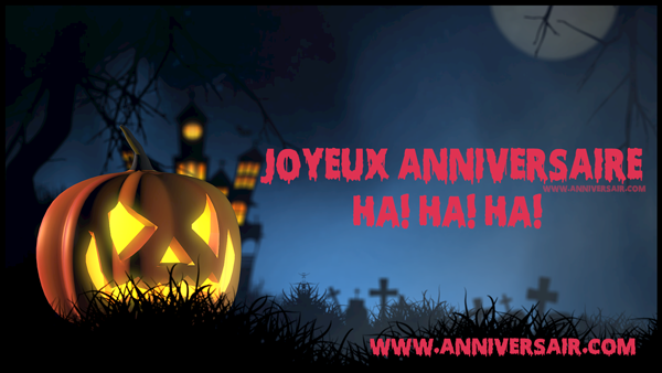 Halloween jour d'anniversaire