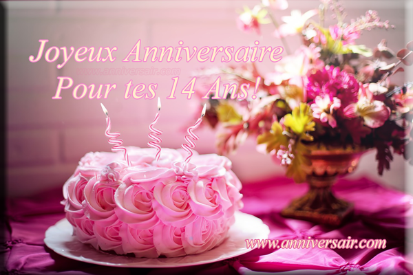 texte joyeux anniversaire 14 ans fille femme