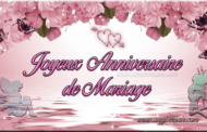 Joyeux anniversaire de mariage