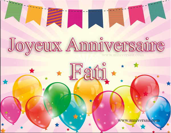 Joyeux Anniversaire Fati