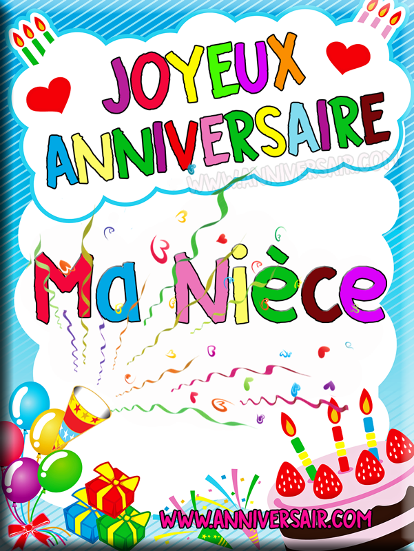 Joyeux Anniversaire Pour Ma Niece Joyeux Anniversaire