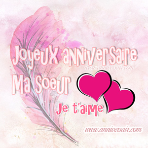 image joyeux anniversaire ma soeur