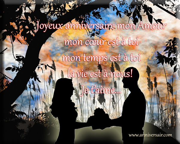 Carte virtuelle Joyeux anniversaire mon amour