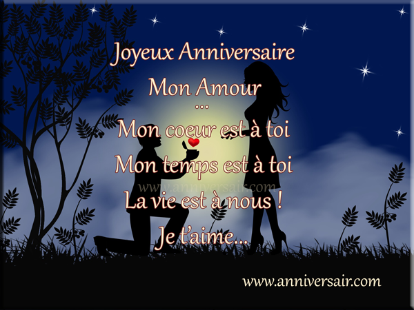 Joyeux anniversaire mon Amour