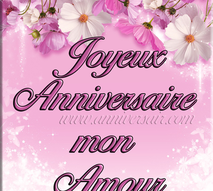 Joyeux Anniversaire Mon Amour Avec Une Rose Joyeux Anniversaire