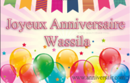 Joyeux anniversaire Wassila