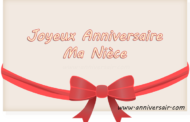 Anniversaire de ma nièce