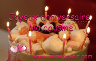 Message d'anniversaire pour ma cousine