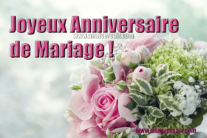 joyeux anniversaire de mariage