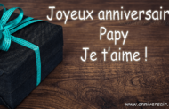 Message d'anniversaire grand-père