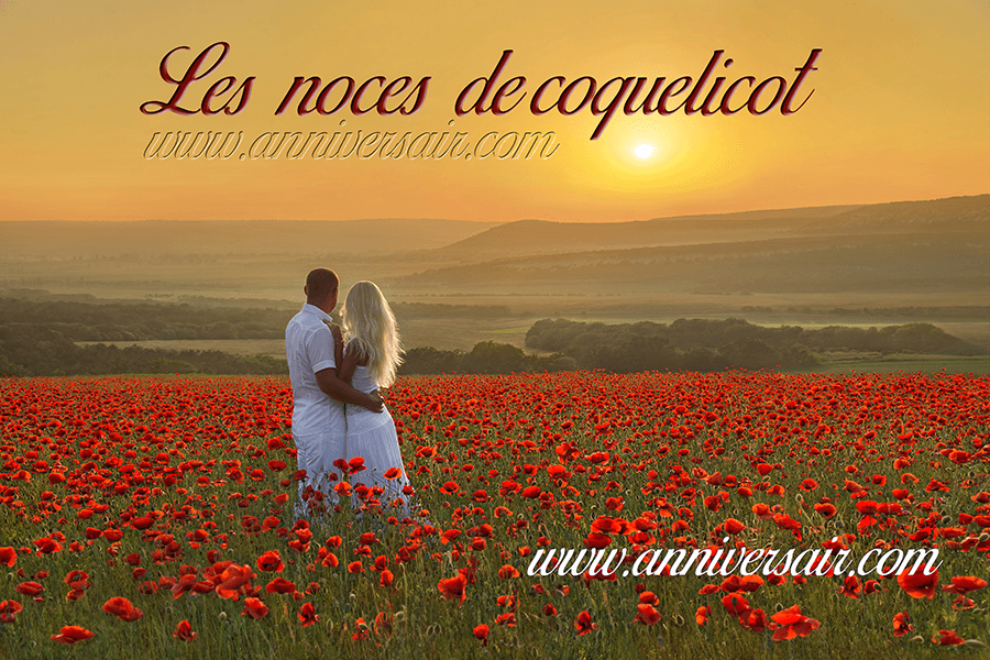 Les noces de coquelicot