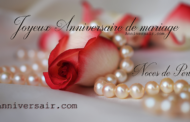 30 ans de mariage : les noces de perle