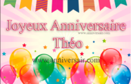 Joyeux anniversaire Théo