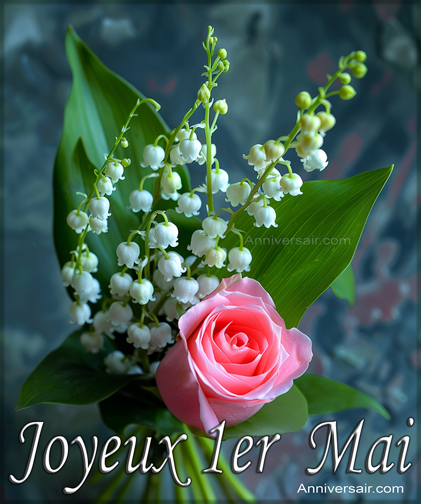 Joyeux 1er mai fête du muguet fête du travail
